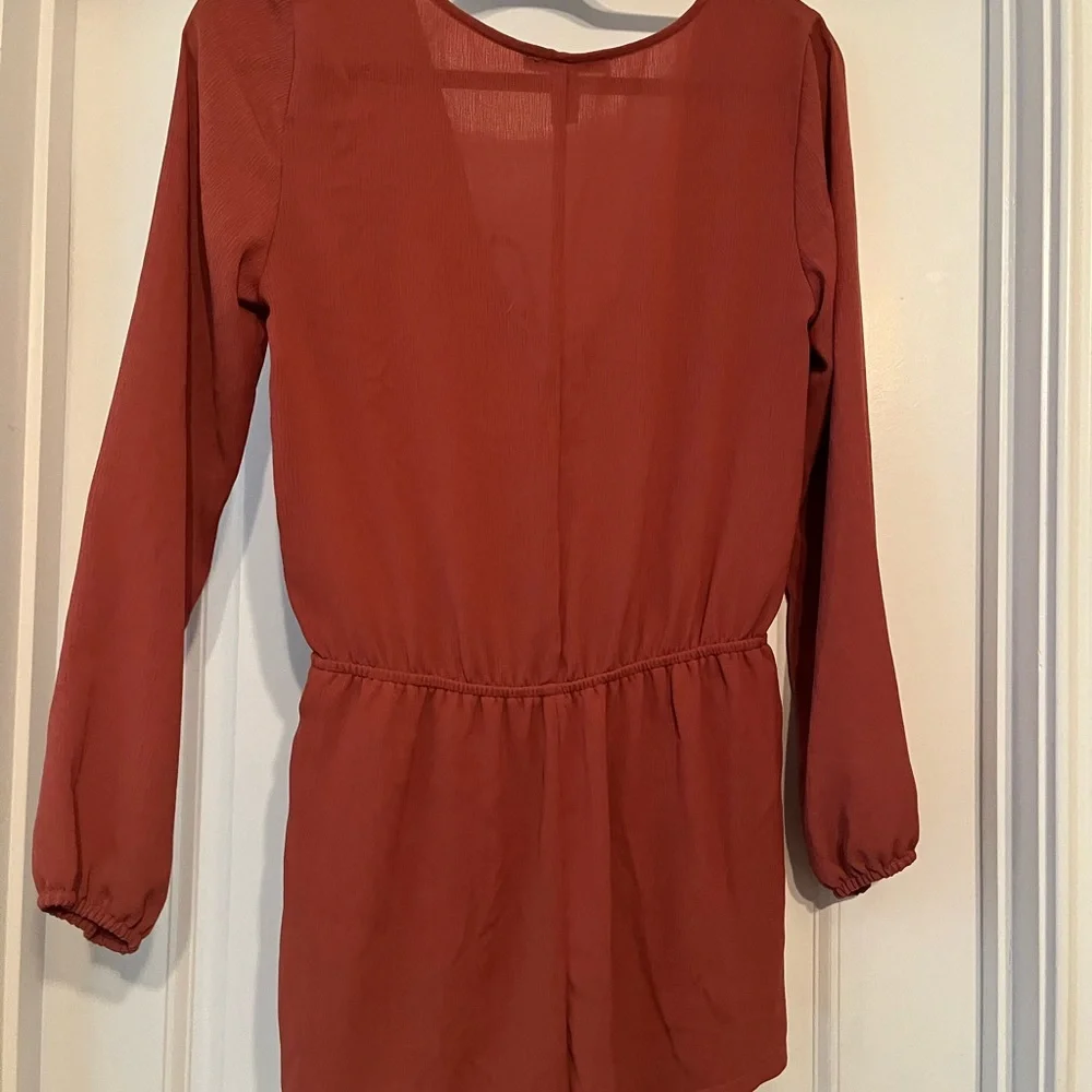 Forever 21 Long Sleeved Romper - Picture 3 of 3